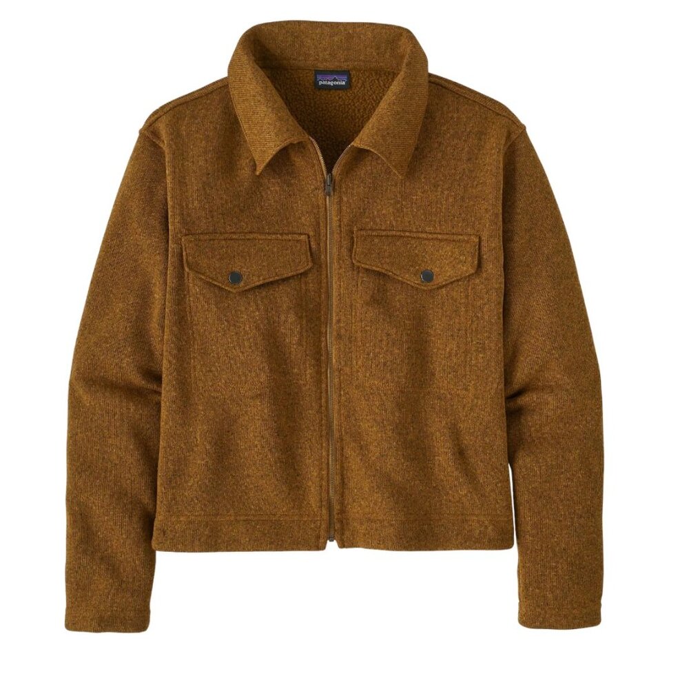 Patagonia Women's Better Sweater Zippered Chore Jacket SM/Rusty Brown 26115 NWT